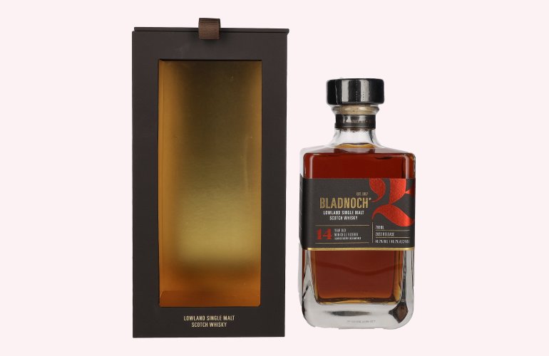 Bladnoch 14 Years Old Lowland Single Malt Oloroso Sherry Cask 46,7% Vol. 0,7l in geschenkverpakking