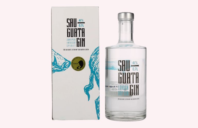 Sau-Guata Gin 41% Vol. 0,7l en boîte cadeau