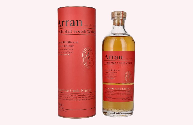 Arran Single Malt Scotch AMARONE CASK FINISH 50% Vol. 0,7l in geschenkverpakking