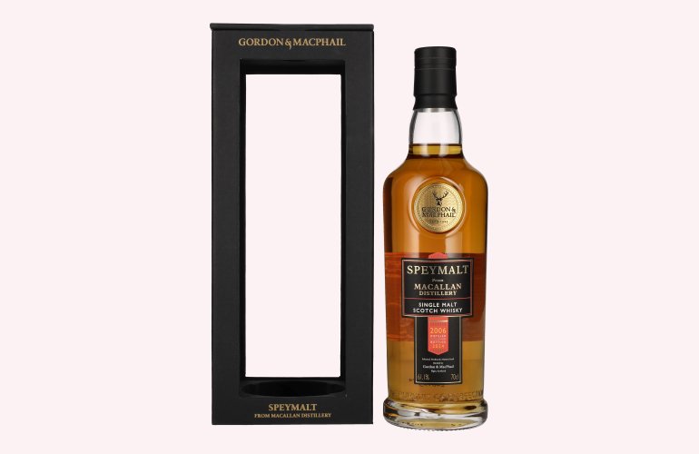 Gordon & MacPhail SPEYMALT Macallan Single Malt Scotch Whisky 2006 61,1% Vol. 0,7l in Giftbox