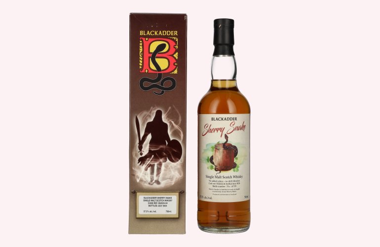 Blackadder SHERRY SNAKE Single Malt Scotch Whisky 57,3% Vol. 0,7l in Giftbox