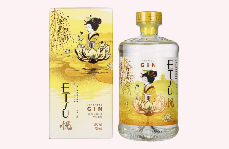 Etsu Gin DOUBLE YUZU Limited Edition 43% Vol. 0,7l en boîte cadeau