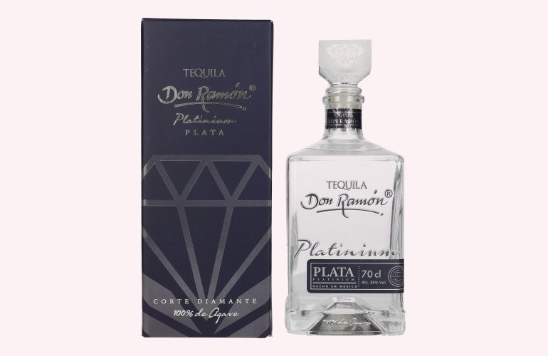 Don Ramón Platinum Plata 100% Agave 35% Vol. 0,7l en boîte cadeau