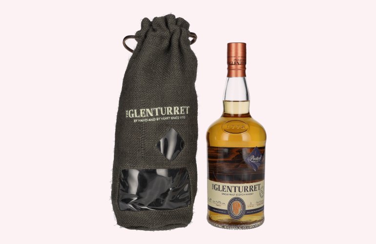 The Glenturret Peated Edition Batch No. 03 43% Vol. 0,7l im Leinensackerl