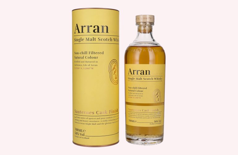 Arran Single Malt SAUTERNES CASK FINISH 50% Vol. 0,7l en boîte cadeau