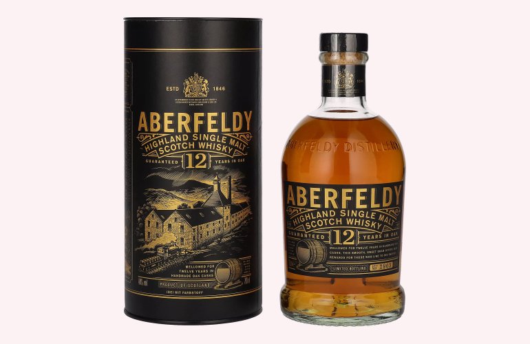 Aberfeldy 12 Years Old Highland Single Malt 40% Vol. 0,7l in geschenkverpakking