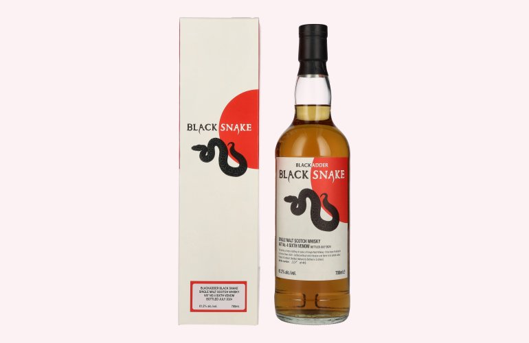 Blackadder BLACK SNAKE VAT No. 4 Sixth Venom Single Malt Scotch Whisky 61,2% Vol. 0,7l en boîte cadeau