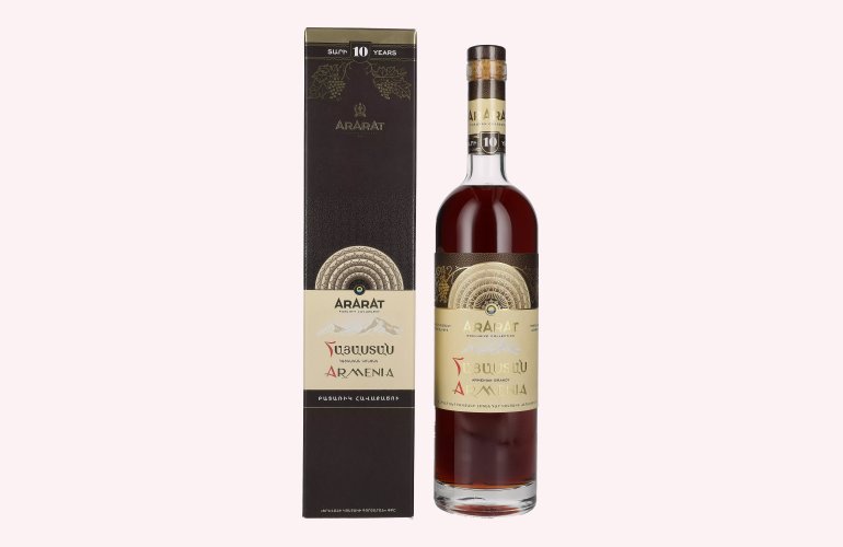 Ararat Armenia 10 Years Old Exclusive Collection 45% Vol. 0,7l en boîte cadeau