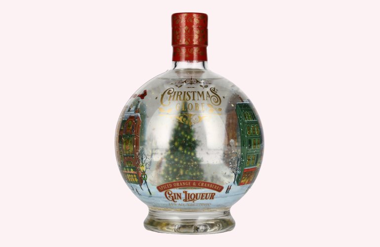 Christmas Globe Spiced Orange & Cranberry Gin Liqueur Light-Up 20% Vol. 0,7l