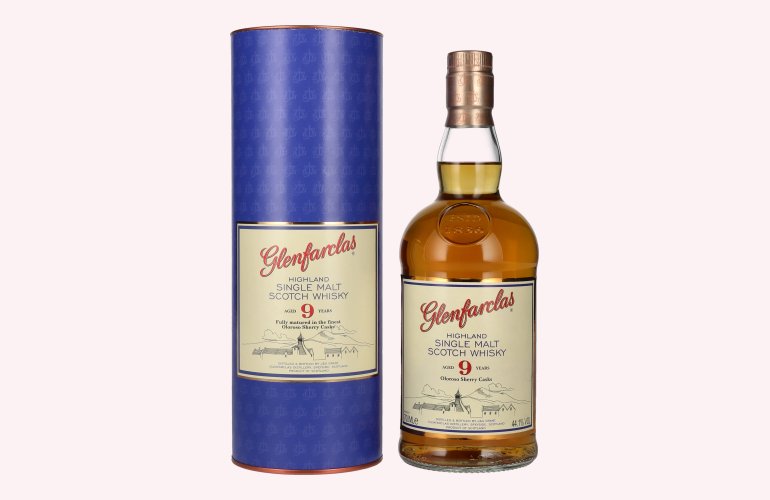 Glenfarclas 9 Years Old Oloroso Sherry Casks Highland Single Malt 44,1% Vol. 0,7l in Geschenkbox