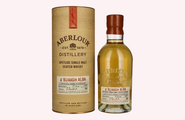 Aberlour A'BUNADH ALBA Original Cask Strength Batch No. 009 59,3% Vol. 0,7l in Giftbox