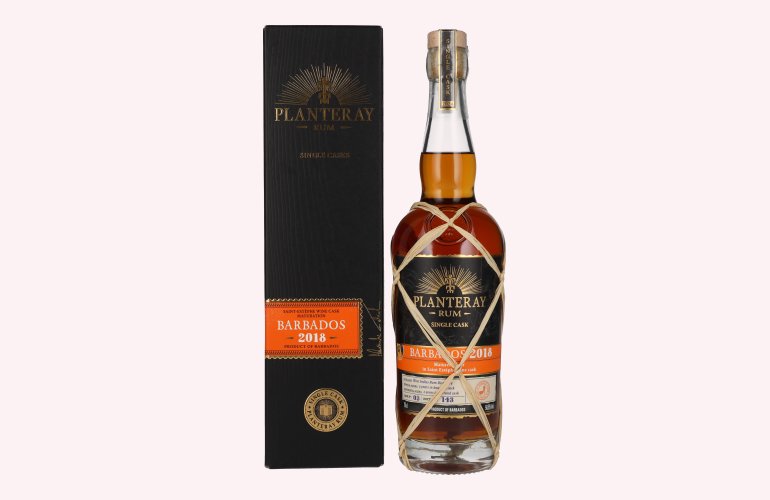 Planteray Rum BARBADOS 2018 Saint Estèphe Cask Finish 50,5% Vol. 0,7l in geschenkverpakking