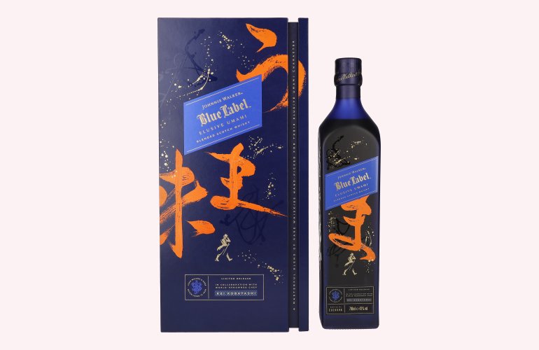 Johnnie Walker Blue Label ELUSIVE UMAMI Blended Scotch Whisky Limited Release 43% Vol. 0,7l en boîte cadeau