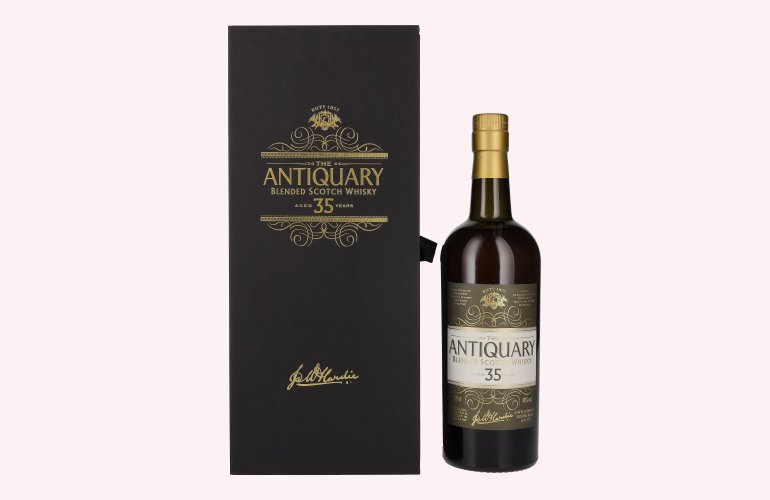 The Antiquary 35 Years Old Blended Scotch Whisky 46% Vol. 0,7l in geschenkverpakking