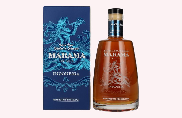 Marama ORIGINS Indonesian Spiced Rum 40% Vol. 0,7l in geschenkverpakking