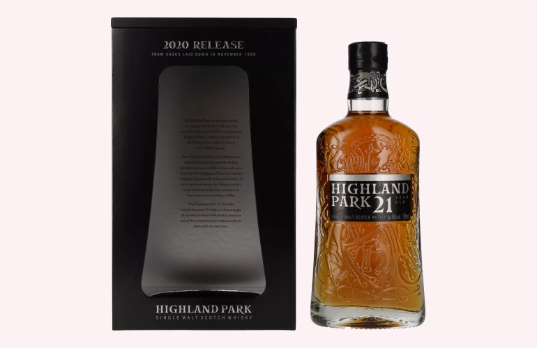 Highland Park 21 Years Old Release 2020 46% Vol. 0,7l en boîte cadeau