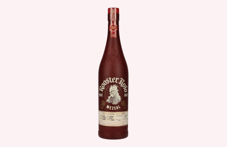 Rooster Rojo MEZCAL Artesanal Joven Espadin Tequila 43% Vol. 0,7l