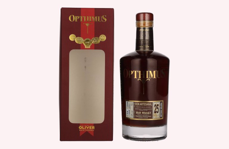 Opthimus 25 Años Malt Whisky Finish 43% Vol. 0,7l in geschenkverpakking