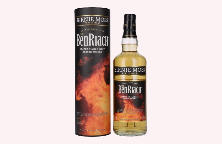 The BenRiach Birnie Moss Peated Malt 48% Vol. 0,7l en boîte cadeau