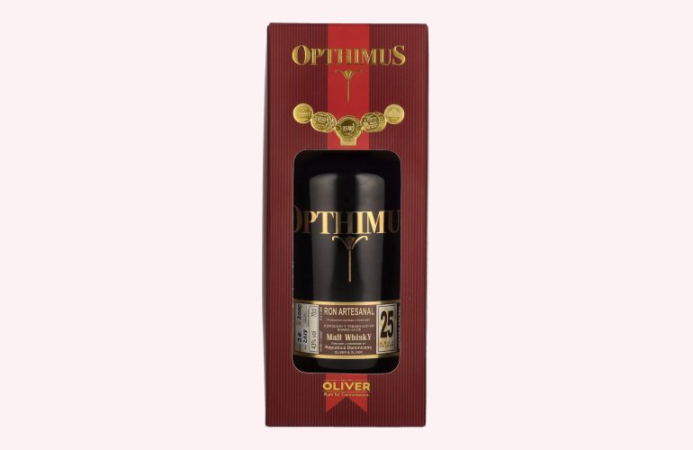 Opthimus 25 Años Malt Whisky Finish 43% Vol. 0,7l en boîte cadeau