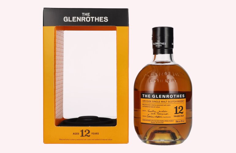 The Glenrothes 12 Years Old Speyside Single Malt 40% Vol. 0,7l in geschenkverpakking