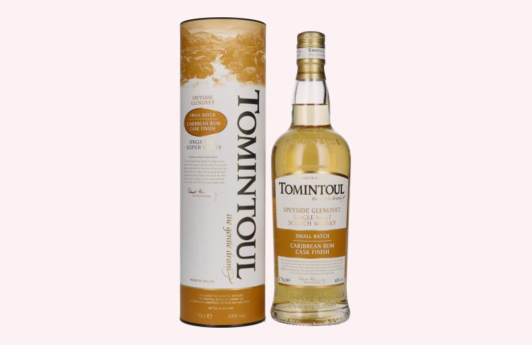 Tomintoul Small Batch Caribbean Rum Cask Finish 40% Vol. 0,7l in geschenkverpakking