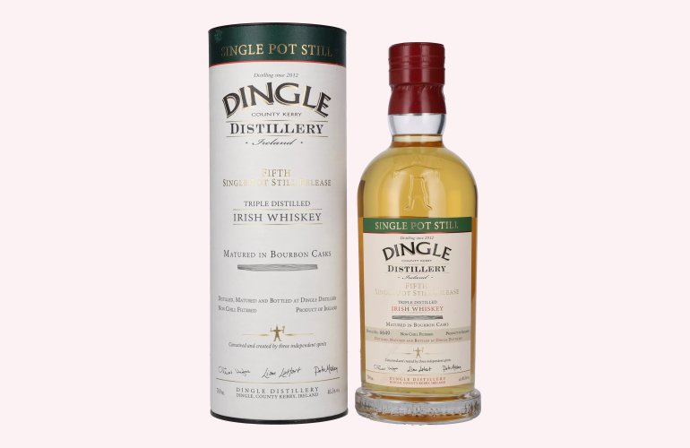 Dingle Single Pot Still Irish Whiskey 5th RELEASE 46,5% Vol. 0,7l in geschenkverpakking