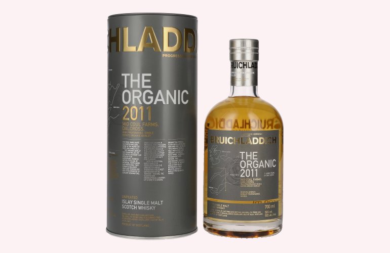 Bruichladdich THE ORGANIC Mid Coul Farms, Dalcross 2011 50% Vol. 0,7l in Tinbox