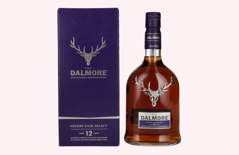 The Dalmore 12 Years Old SHERRY CASK SELECT 43% Vol. 0,7l in geschenkverpakking