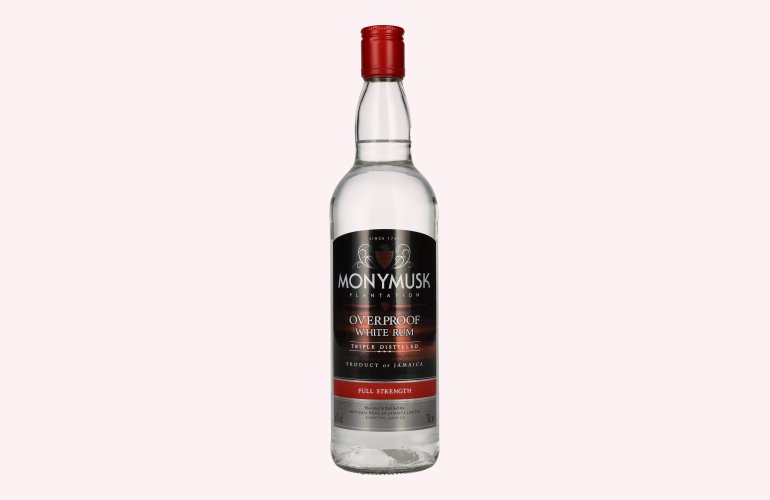 Monymusk Plantation OVERPROOF WHITE Rum 63% Vol. 0,7l