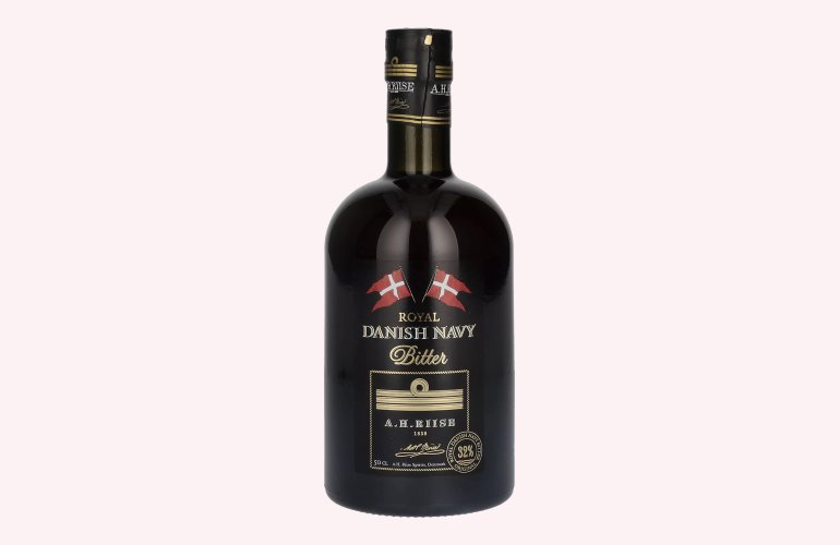 A.H. Riise Royal DANISH NAVY Westindian Bitter 32% Vol. 0,5l