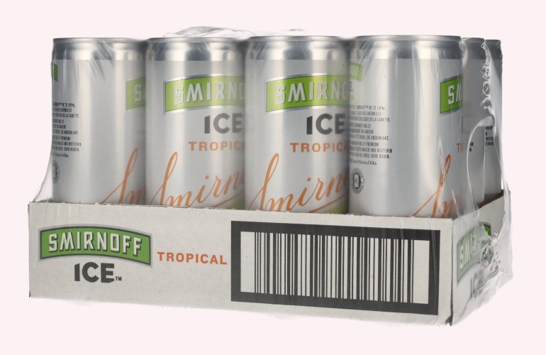 Smirnoff ICE TROPICAL 4% Vol. 12x0,25l Dosen