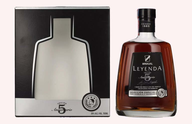 Brugal LEYENDA 5 Years Old Selección Especial 38% Vol. 0,7l in geschenkverpakking