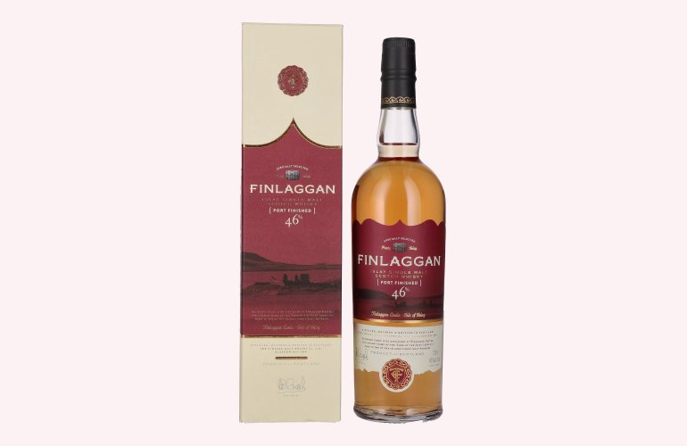 Finlaggan Port Wood Finished Single Malt Whisky 46% Vol. 0,7l en boîte cadeau