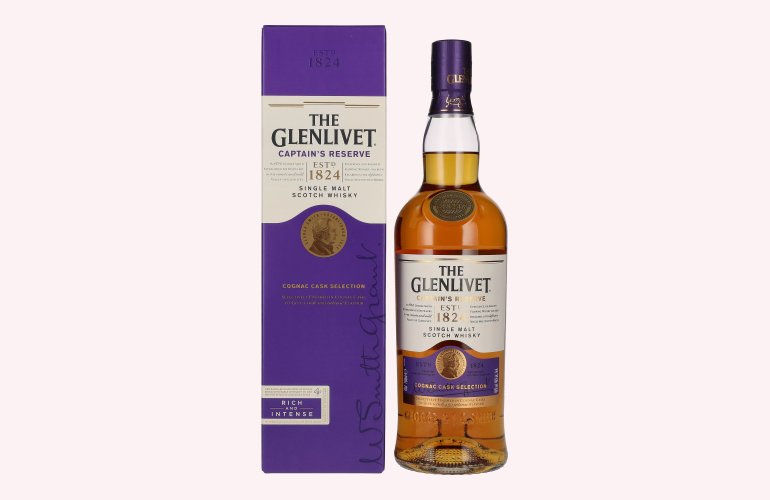 The Glenlivet CAPTAINS RESERVE Single Malt Scotch Whisky 40% Vol. 0,7l in geschenkverpakking