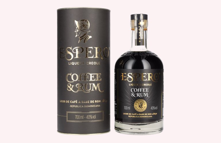 Ron Espero Coffee & Rum Liqueur Creole 40% Vol. 0,7l en boîte cadeau