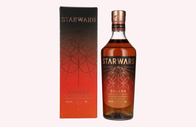 Starward SOLERA Single Malt Australian Whisky 43% Vol. 0,7l in geschenkverpakking