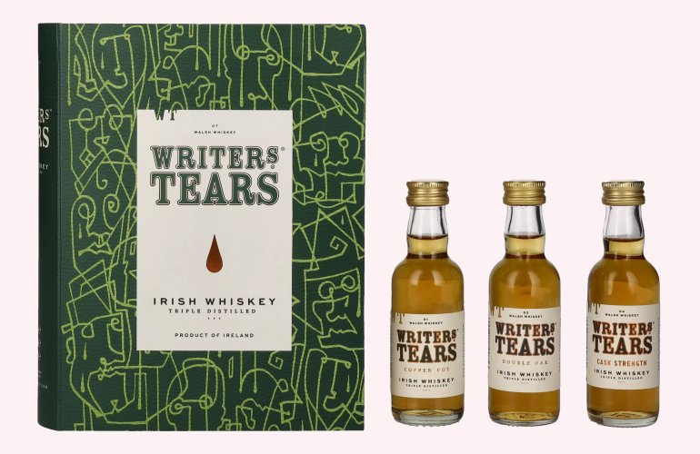 Writer's Tears Irish Whiskey Triple Distilled BOOK SET 46,3% Vol. 3x0,05l