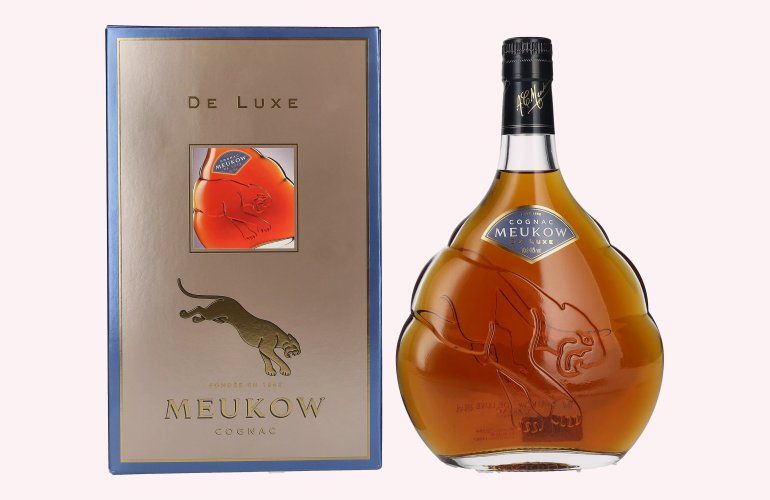 Meukow De Luxe Cognac 40% Vol. 0,7l in geschenkverpakking