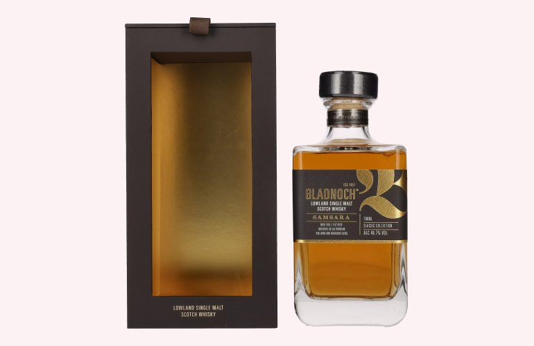 Bladnoch SAMSARA Lowland Single Malt Scotch Whisky 46,7% Vol. 0,7l in geschenkverpakking