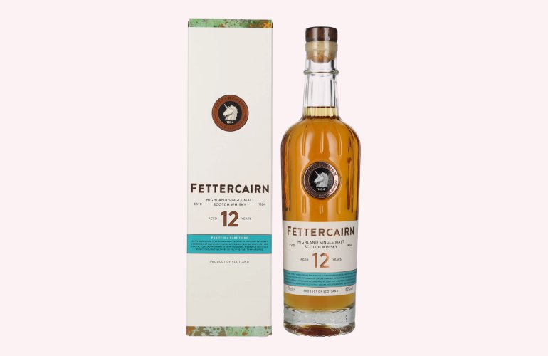 Fettercairn 12 Years Old Highland Single Malt Scotch Whisky 40% Vol. 0,7l en boîte cadeau