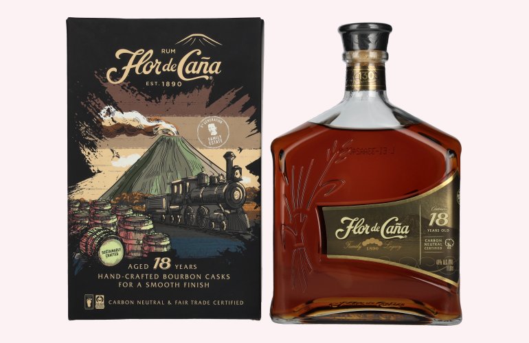 Flor de Caña Centenario 18 Years Old LEGACY EDITION I 40% Vol. 1l en boîte cadeau