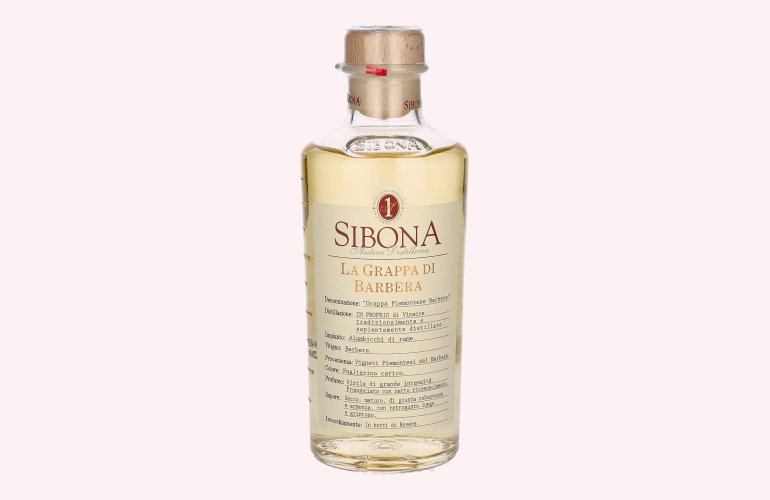 Sibona La Grappa di BARBERA 40% Vol. 0,5l