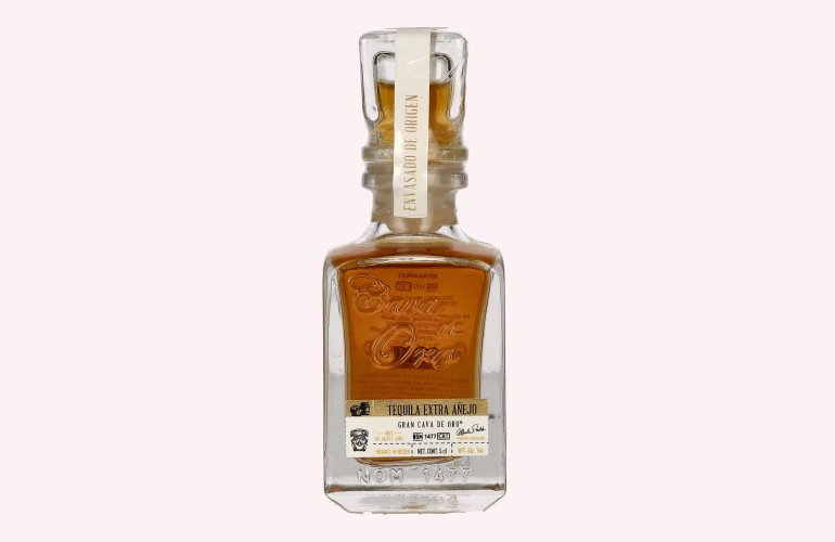 Gran Cava de Oro Tequila EXTRA AÑEJO 100% de Agave Azul 40% Vol. 0,05l