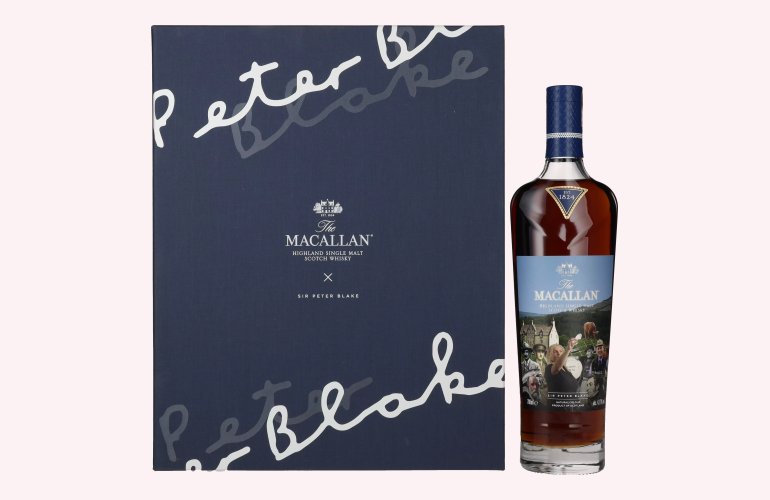 The Macallan SIR PETER BLAKE Highland Single Malt Scotch Whisky 47,7% Vol. 0,7l in geschenkverpakking