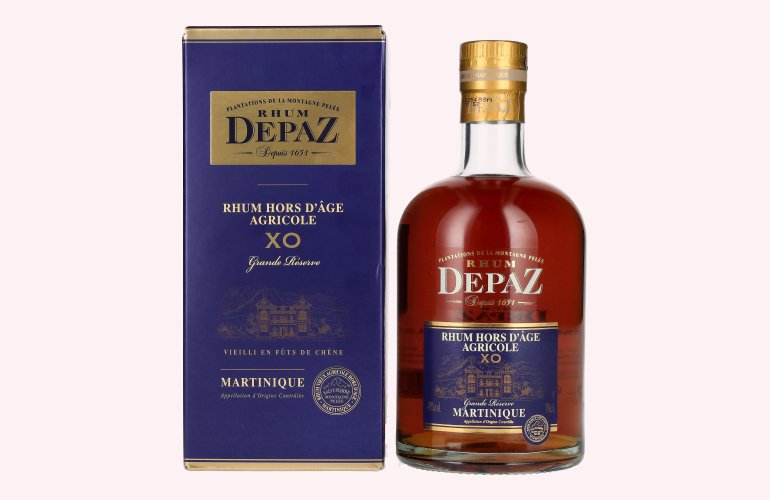 Depaz Rhum Hors D'Âge Agricole XO Grande Réserve GB 45% Vol. 0,7l in geschenkverpakking