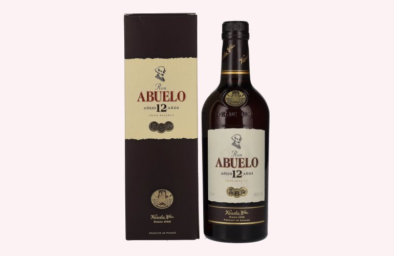 Ron Abuelo Añejo 12 Años 40% Vol. 0,7l in geschenkverpakking