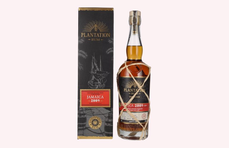 Plantation Rum JAMAICA VRW Single Cask Spanish Orange Wine Cask Finish 2009 53% Vol. 0,7l in geschenkverpakking