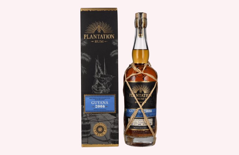 Plantation Rum GUYANA Red Pineau des Charentes Maturation 2008 47,6% Vol. 0,7l in geschenkverpakking