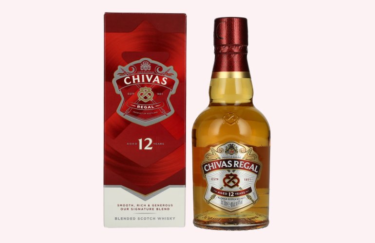 Chivas Regal 12 Years Old Blended Scotch Whisky 40% Vol. 0,35l in Giftbox